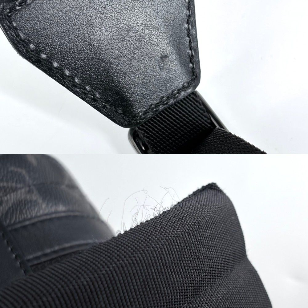 Louis Vuitton Backpack Monogram Eclipse Reverse Christopher MM Black Silver — view 8