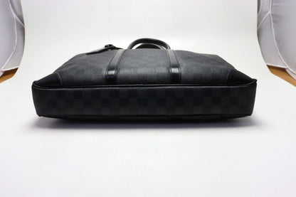 Louis Vuitton Damier Graphite Pdv Leather Business Briefcase — view 3