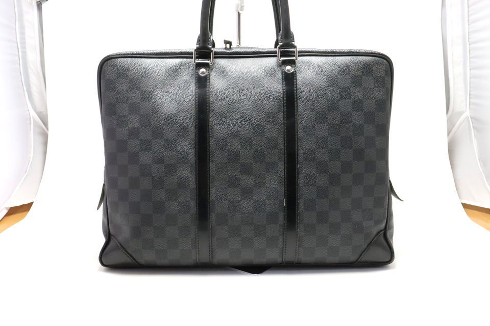 Louis Vuitton Damier Graphite Pdv Leather Business Briefcase — view 2