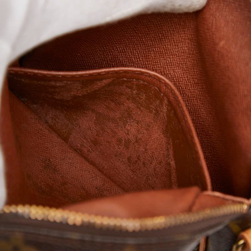 Louis Vuitton Monogram Danube Crossbody Shoulder Bag Brown Leather — view 9