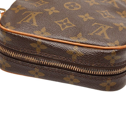 Louis Vuitton Monogram Danube Crossbody Shoulder Bag Brown Leather — view 7