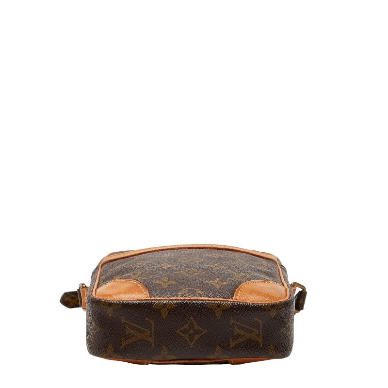 Louis Vuitton Monogram Danube Crossbody Shoulder Bag Brown Leather — view 3