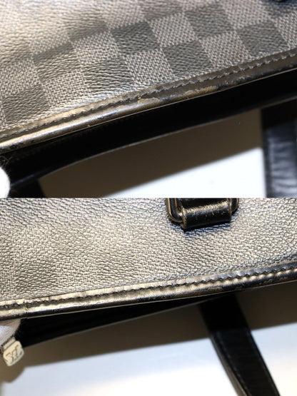 Louis Vuitton Damier Graphite Tadao Leather 2-Way Tote — view 8