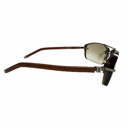 Chrome Hearts Amped Leather 925 Two Bridge Gradient Lens Eyewear Sunglasses — view 6