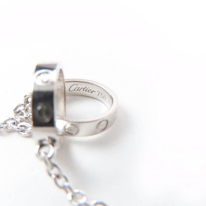 Cartier Baby Love Necklace 750 Pendant White Gold — view 7