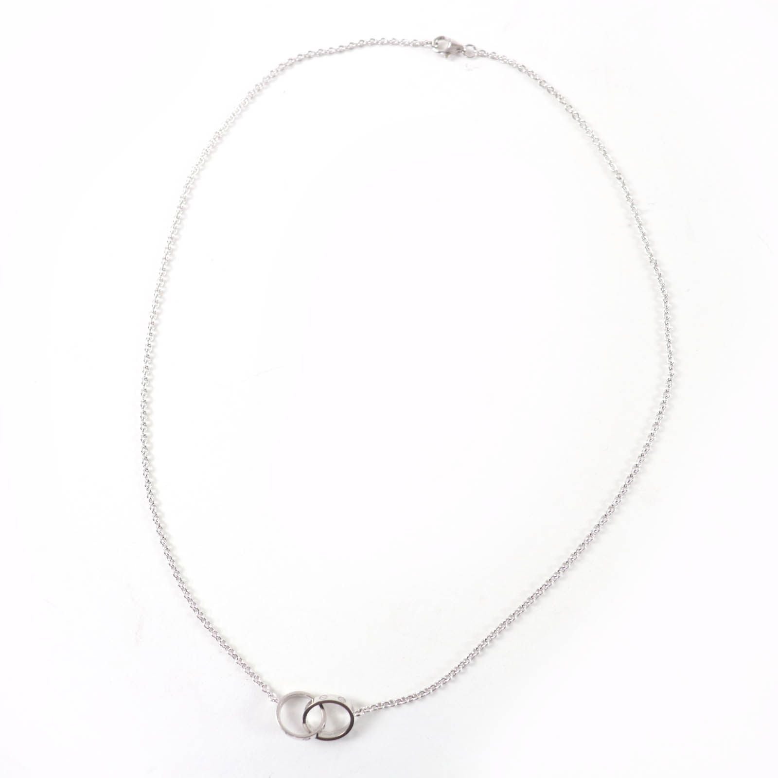 Cartier Baby Love Necklace 750 Pendant White Gold — view 2