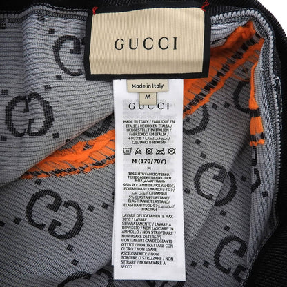 Gucci GG Jacquard Jersey Spats Jogging Pants Black Orange — view 5