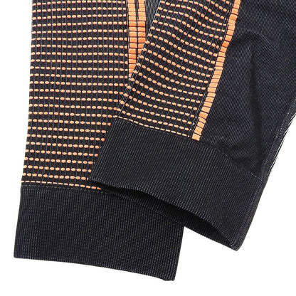Gucci GG Jacquard Jersey Spats Jogging Pants Black Orange — view 4