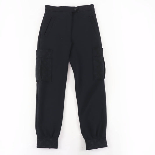 Louis Vuitton Monogram Detail Cargo Pants Black 36