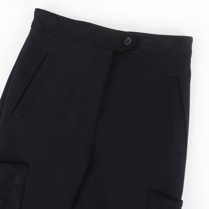Louis Vuitton Monogram Detail Cargo Pants Black 36 — view 3