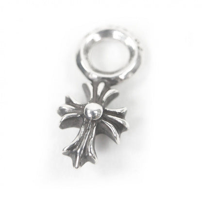 Chrome Hearts Stack CH Cross Necklace Charm Pendant Silver