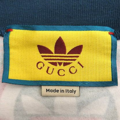 Gucci Adidas Cotton Interlocking Trefoil Allover Pattern Short Sleeve T-Shirt — view 7