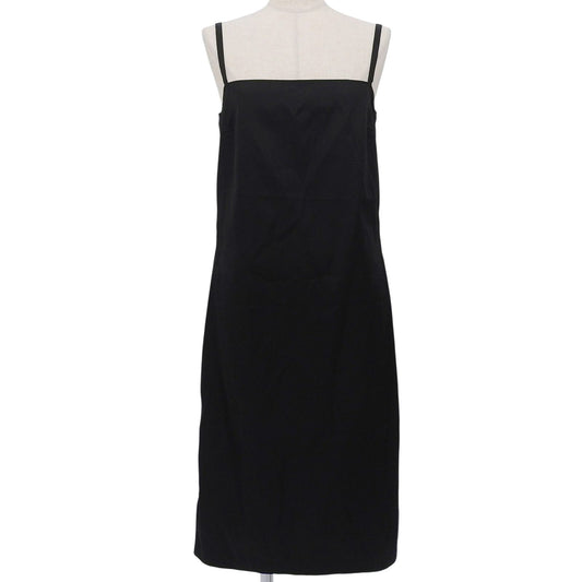 Prada Leather Camisole Dress Black 40