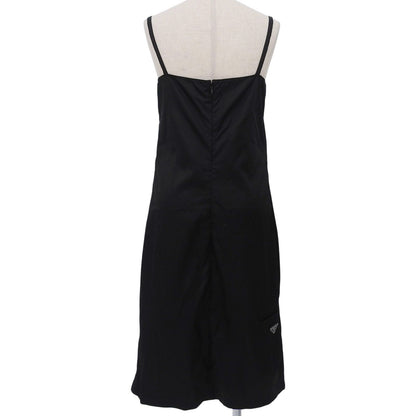 Prada Leather Camisole Dress Black 40 — view 2