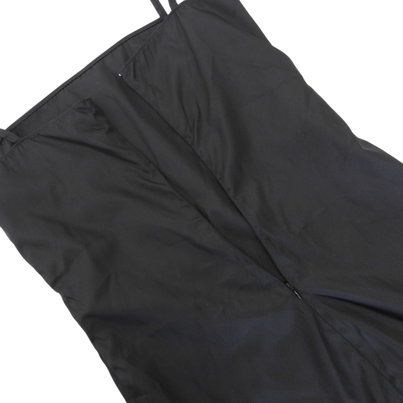 Prada Leather Camisole Dress Black 40 — view 5
