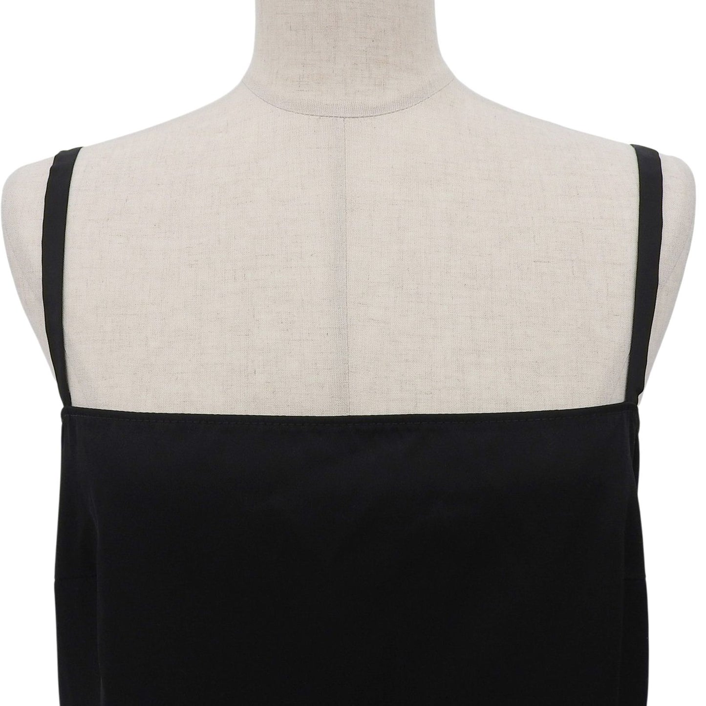Prada Leather Camisole Dress Black 40 — view 3