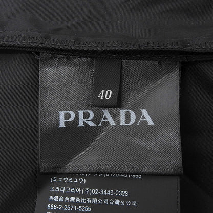 Prada Leather Camisole Dress Black 40 — view 6