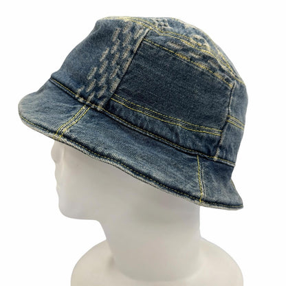 Louis Vuitton Bonnet Damier Giant Wave Monogram Cotton 100% Reversible Denim — view 3