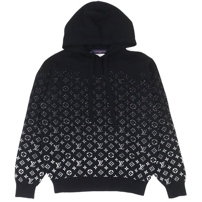 Louis Vuitton Cotton 100% Monogram Gradient Hoodie Knit Black White