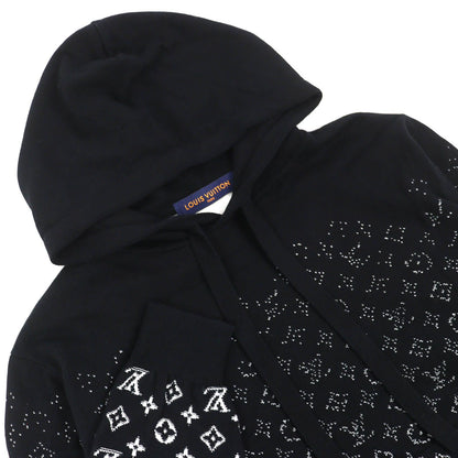 Louis Vuitton Cotton 100% Monogram Gradient Hoodie Knit Black White — view 3