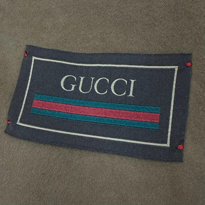 Gucci Logo Button Smooth Single Chesterfield Coat Brown 48 — view 8