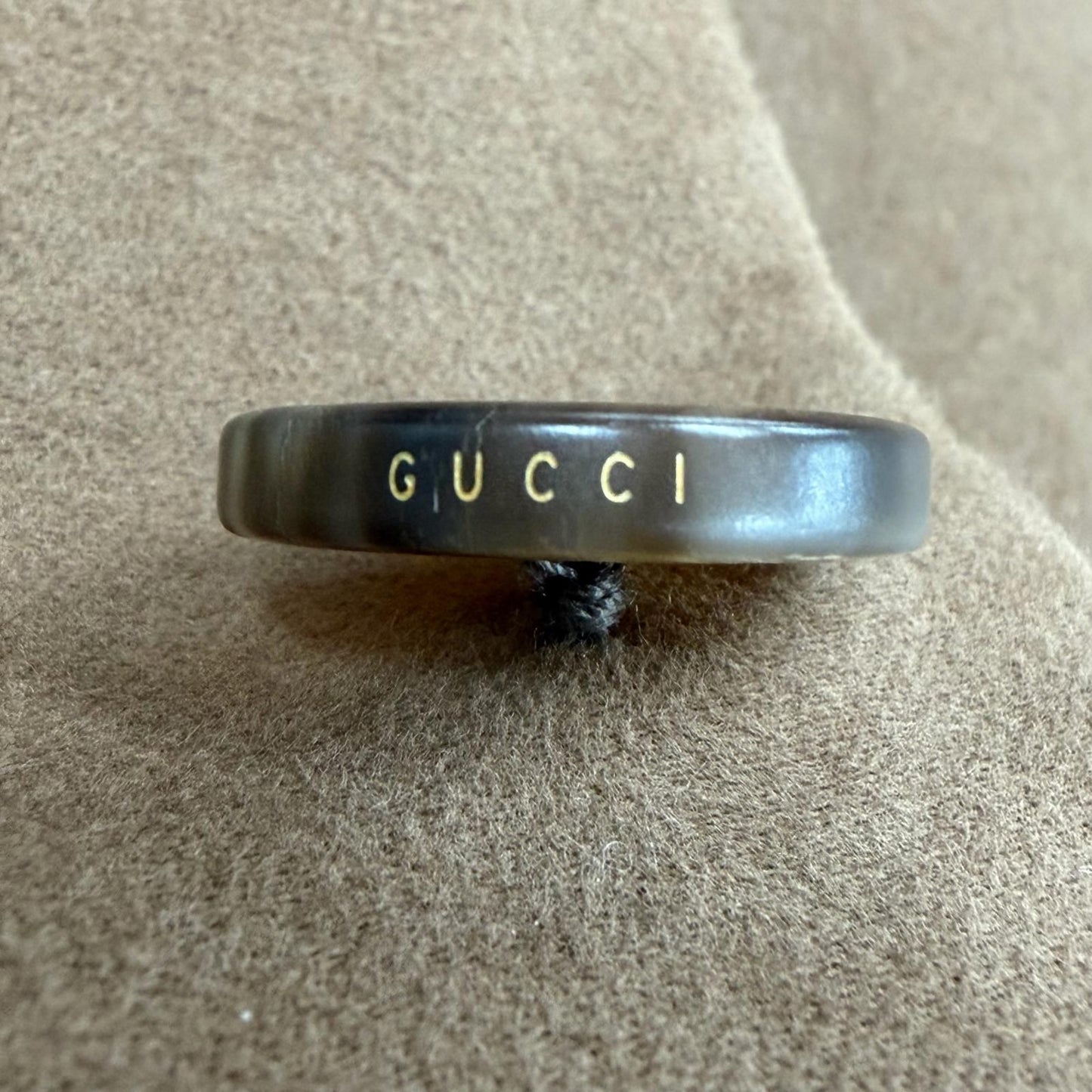 Gucci Logo Button Smooth Single Chesterfield Coat Brown 48 — view 7