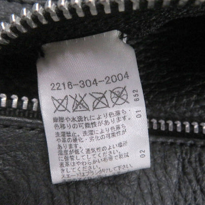 Chrome Hearts Classic Cross Ball Button Scroll Label Leather Vest Black — view 9