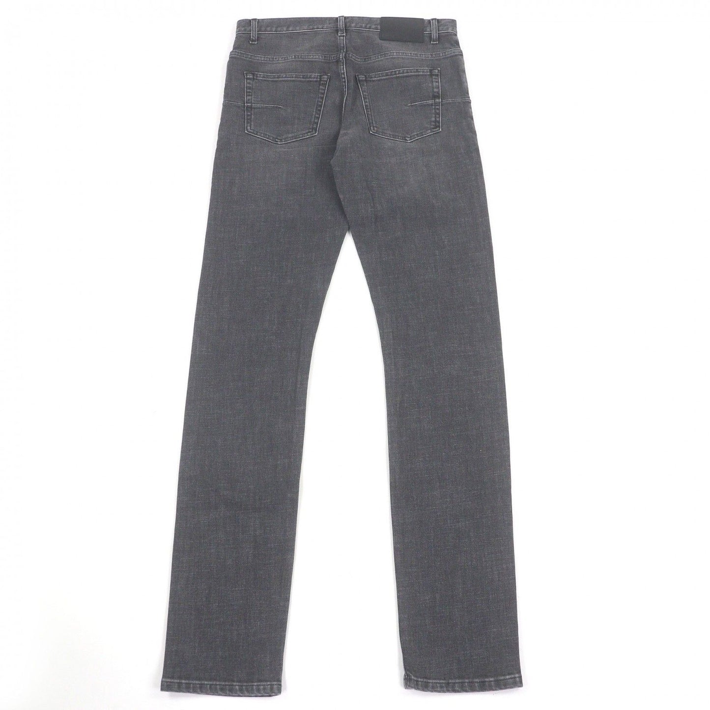 Dior Homme Cotton Logo Leather Patch Pants Jeans Gray 29 — view 2