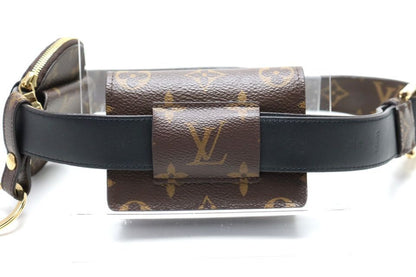 Louis Vuitton Monogram Ceinture Daily Multi Pocket Leather Belt Bag — view 2