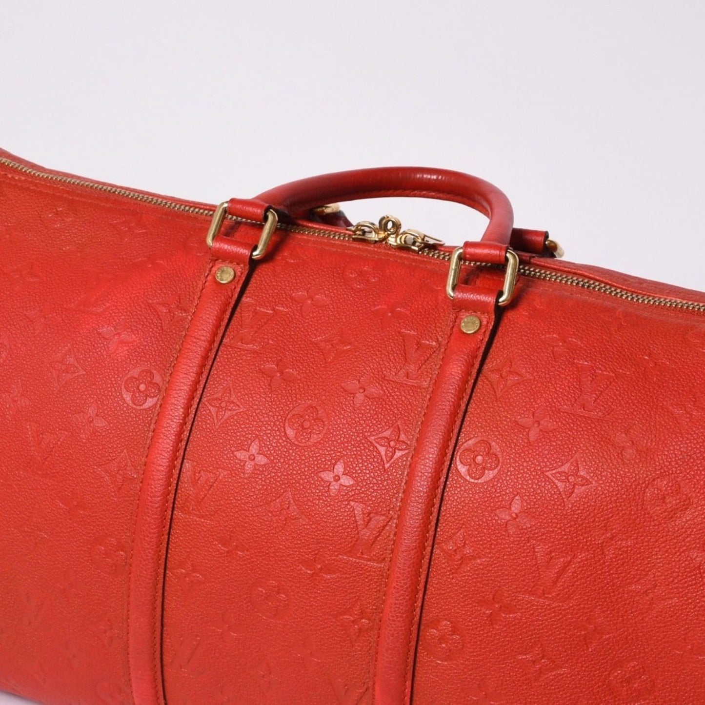 Louis Vuitton Monogram Empreinte Keepall Bandouliere — view 7