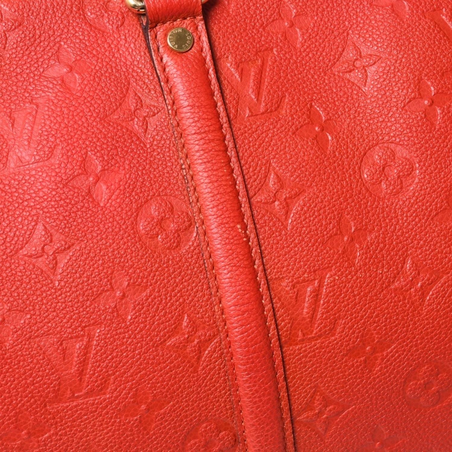 Louis Vuitton Monogram Empreinte Keepall Bandouliere — view 8