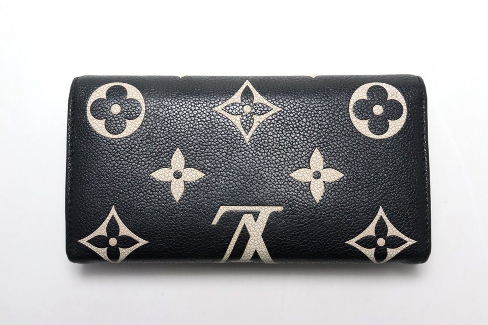 Louis Vuitton Monogram Empreinte Portefeuille Sarah Bicolor Leather Bifold — view 2