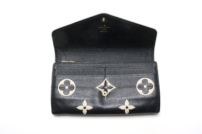 Louis Vuitton Monogram Empreinte Portefeuille Sarah Bicolor Leather Bifold — view 4