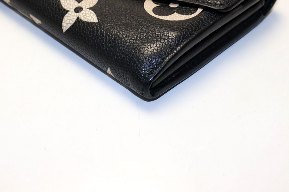 Louis Vuitton Monogram Empreinte Portefeuille Sarah Bicolor Leather Bifold — view 5