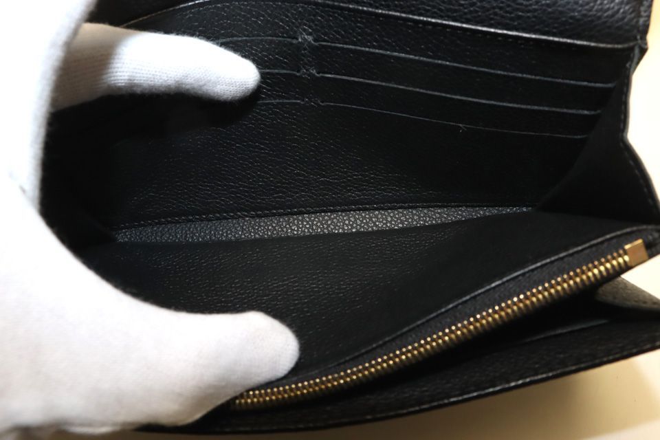 Louis Vuitton Monogram Empreinte Portefeuille Sarah Bicolor Leather Bifold — view 6