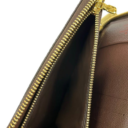 Louis Vuitton Bifold Wallet Damier Zippy Compact Ebene Zip Around — view 4