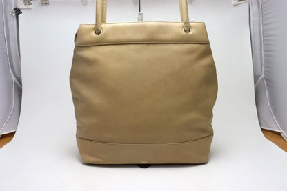 Chanel Jumbo CC Logo Leather Tote — view 2