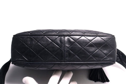 Chanel Quilted Fringe Leather Shoulder Bag — view 3