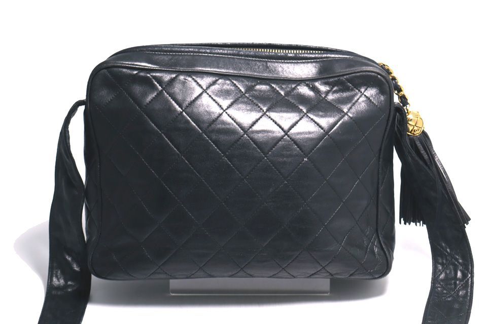 Chanel Quilted Fringe Leather Shoulder Bag — view 2