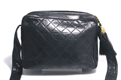 Chanel Quilted Fringe Leather Shoulder Bag — view 2