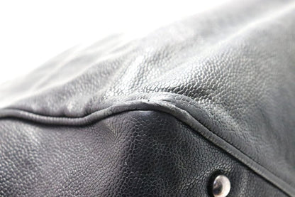 Chanel Quilted Caviar Leather Chain Tote — view 8