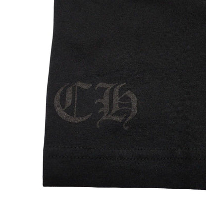 Chrome Hearts Scroll Logo T-Shirt S Short Sleeve Tokyo Limited Cotton Black Top — view 6