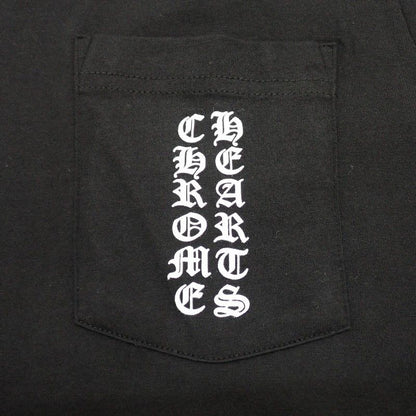 Chrome Hearts Scroll Logo T-Shirt S Short Sleeve Tokyo Limited Cotton Black Top — view 7