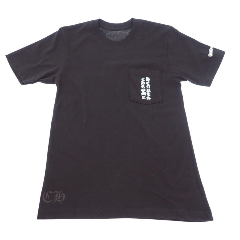 Chrome Hearts Scroll Logo T-Shirt S Short Sleeve Tokyo Limited Cotton Black Top — view 4