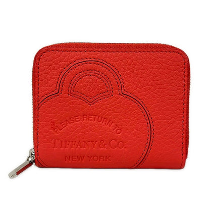 Tiffany & Co Coin Case Return to Red Leather