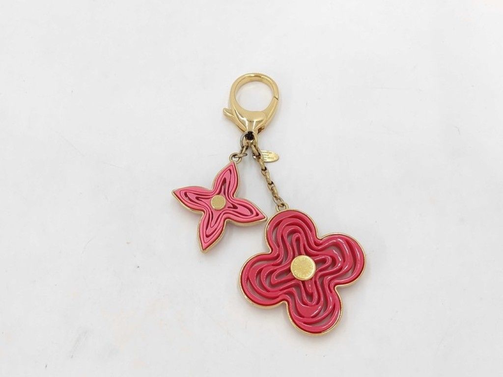 Louis Vuitton Key Holder Bijou Sac Knife Pink Gold Metal — view 5