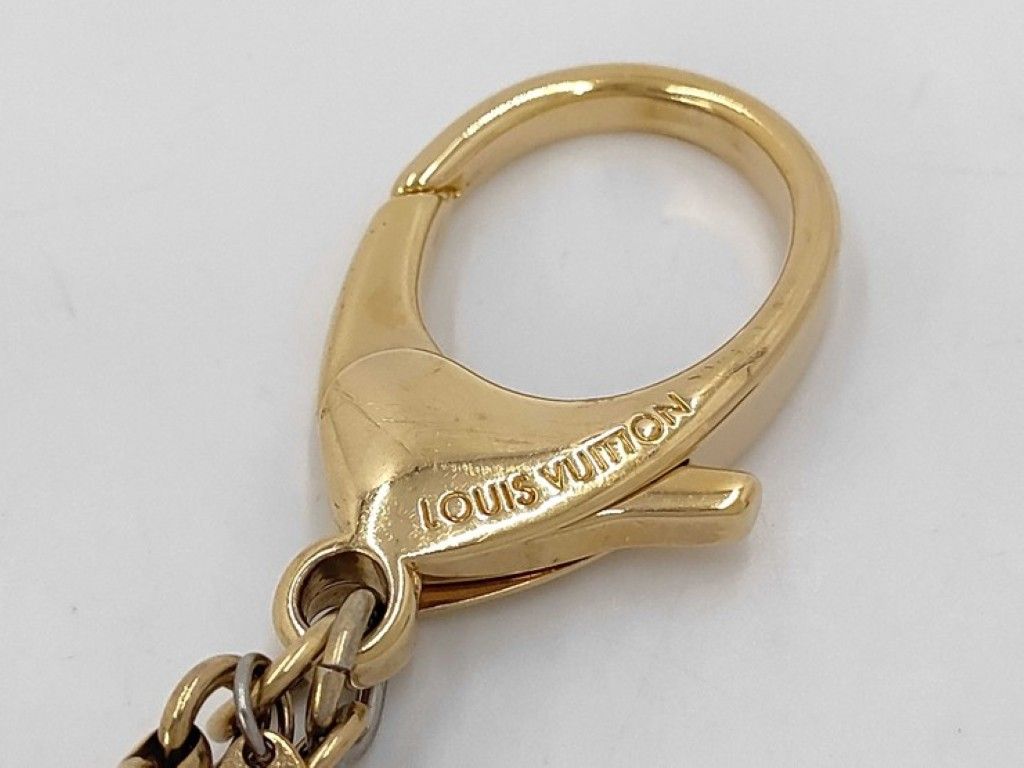 Louis Vuitton Key Holder Bijou Sac Knife Pink Gold Metal — view 3
