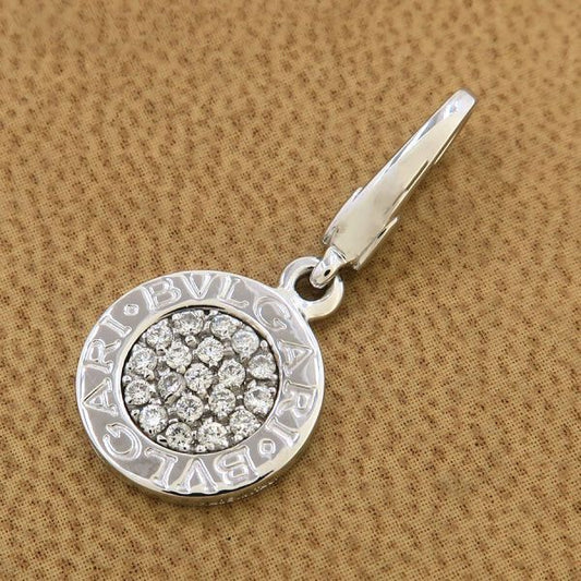 Bvlgari Charm Diamond Keychain