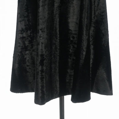 Max Mara S 'S Faux Fur Long Skirt 40 Black — view 4