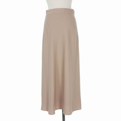 Max Mara Long Skirt Stretch 40 Beige — view 2